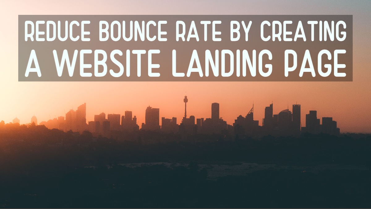 website landing page website landing page